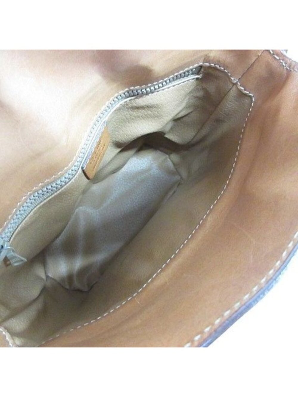 Celine Shoulder Bag Macadam Pattern Brown - Picture 6 of 9